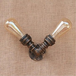 Dekorativní nástěnné malé nástěnné svítidlo Nostalgie Simple Water Pipe