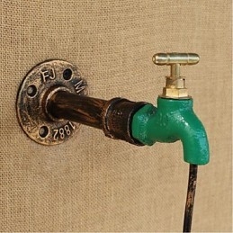 Edison Retro dekorativní vodní dýmka láhev vína Nástěnná lampa Nástěnné světlo