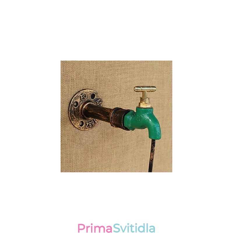 Edison Retro dekorativní vodní dýmka láhev vína Nástěnná lampa Nástěnné světlo