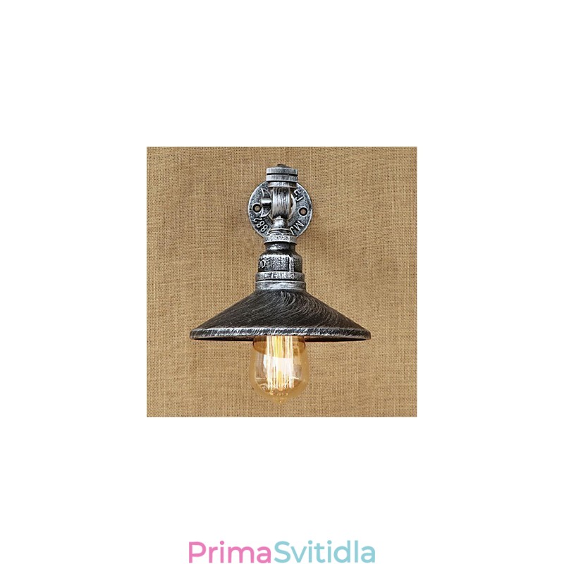 Rustic Lodge Painting Funkce pro nástěnné nástěnné nástěnné nástěnné svítidla s osvětlením ve světle stříbrném provedení