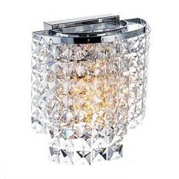 Moderní moderní galvanicky pokovená funkce pro nástěnné svítidlo Crystal Downlight nástěnné svítidlo