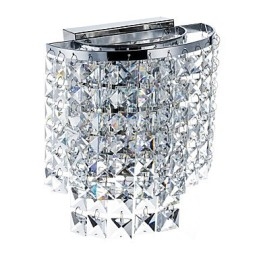 Moderní moderní galvanicky pokovená funkce pro nástěnné svítidlo Crystal Downlight nástěnné svítidlo