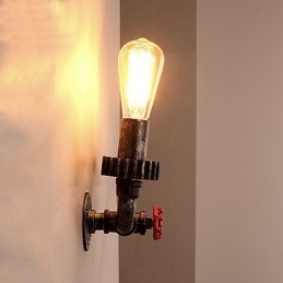2 hlavy Vintage průmyslová kovová nástěnná světla Restaurace Kavárna Bar Dekorační osvětlení
