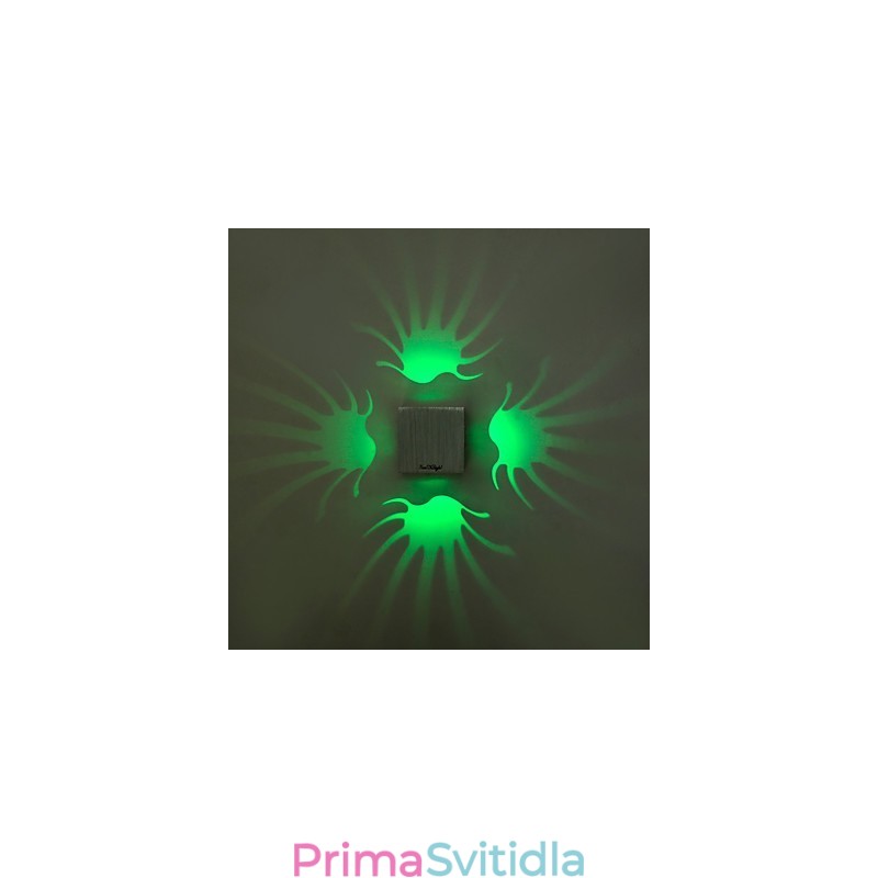 Moderní současná galvanicky pokovená funkce pro nástěnné svítidlo s okolním osvětlením Nástěnné osvětlení V
