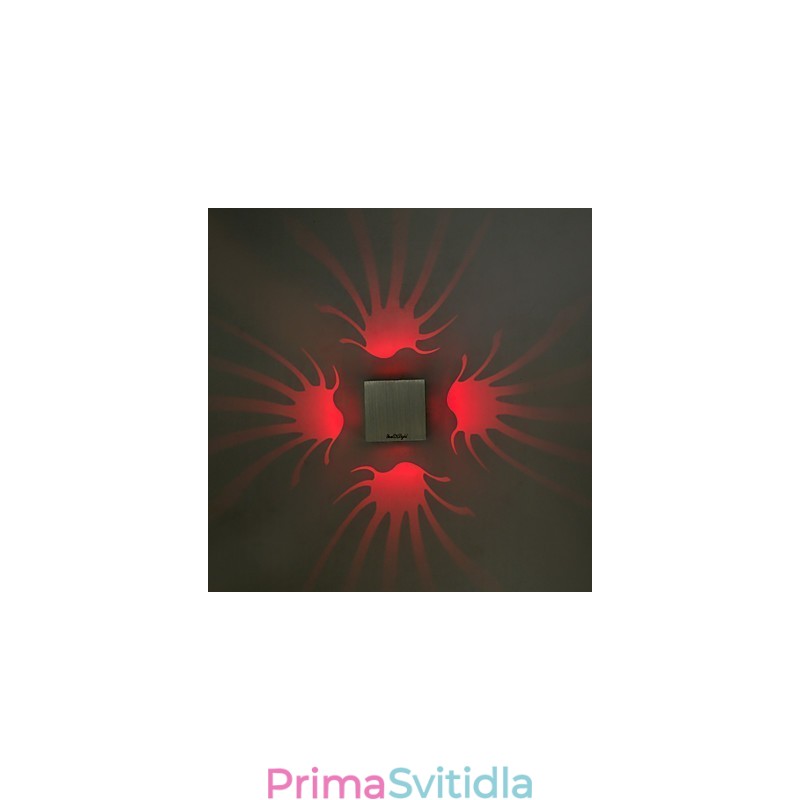 Moderní současná galvanicky pokovená funkce pro nástěnné svítidlo s okolním osvětlením Nástěnné osvětlení V