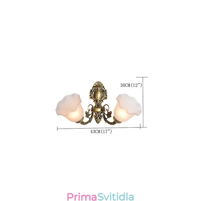 Funkce country Paint pro nástěnné svítidlo Uplight ve stylu mini