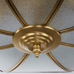 Rodina měděných stropních svítidel moderního současného dekorativního designu