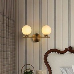 Nástěnná lampa Moderní současná bronzová funkce pro nástěnné svítidlo v mini stylu uplight