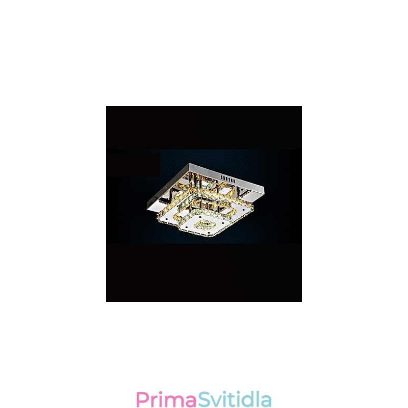 Křišťálová stropní svítidla pro zapuštěnou montáž čirá nebo jantarová K9 pro vnitřní CE