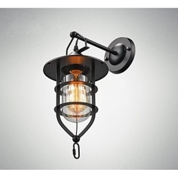 Nástěnná lampa v evropském stylu balkonová ulička venkovní lampa retro průmyslový větrný bar nádvoří schodiště ložnice stěna