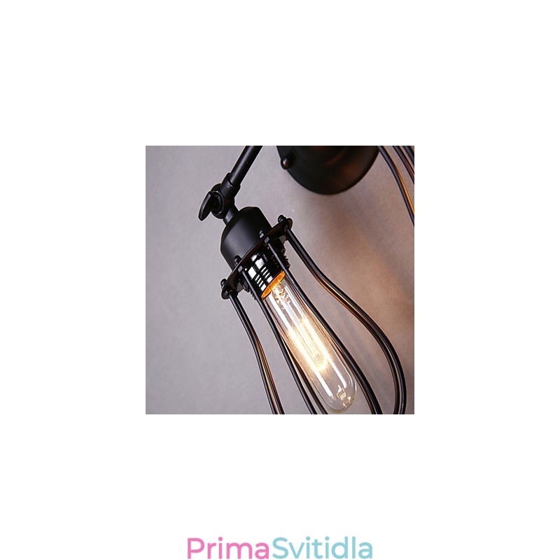 Tradiční klasické rustikální venkovské malby funkce pro Swing Arm Ambientní světlo Nástěnné svícny Nástěnné světlo