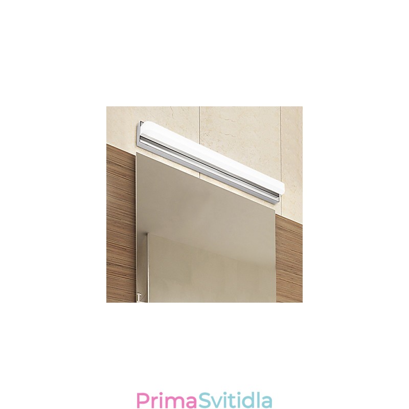 Integrovaná moderní současná funkce Chrome pro nástěnné osvětlení koupelny s okolním světlem