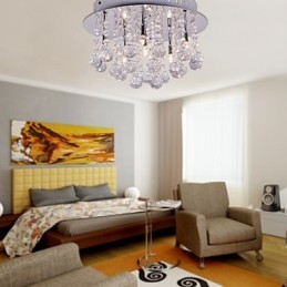 Moderní moderní křišťálový chromový kovový zapuštěný držák