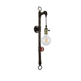 Nástěnné světlo Nástěnné svítidla Nástěnné železo Nástěnná lampa Němá černá lampa se světelným mečem na zdi
