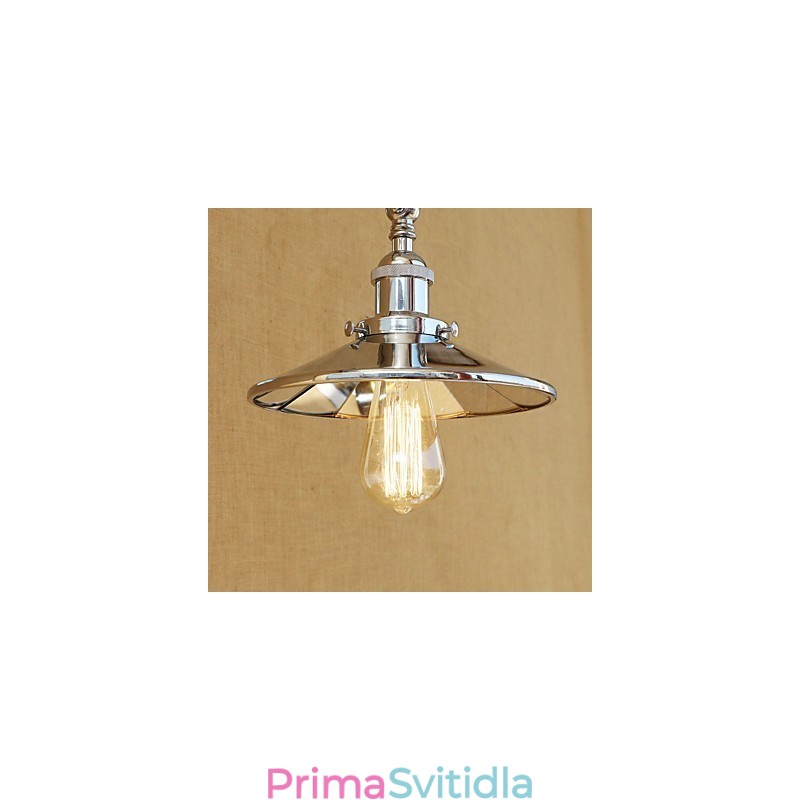 Rustic Lodge Country Retro galvanicky pokovená funkce pro okolní světlo s otočným ramenem v mini stylu