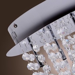 Moderní moderní křišťálový chromový kovový zapuštěný držák