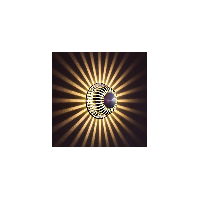 Moderní lehké hliníkové zapuštěné nástěnné svítidlo zdobí nástěnná světla