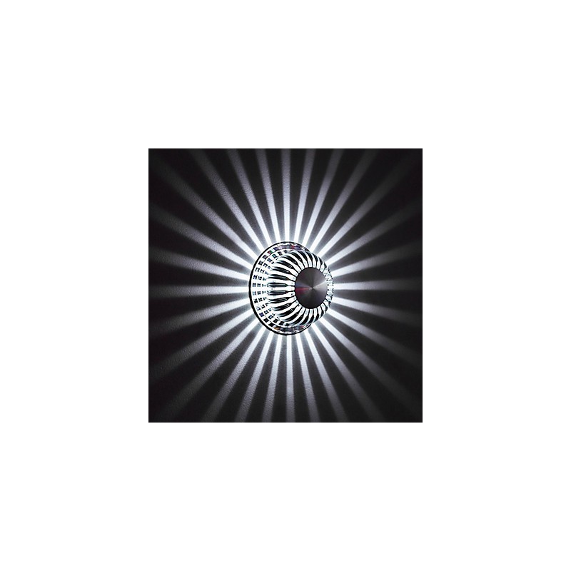 Moderní lehké hliníkové zapuštěné nástěnné svítidlo zdobí nástěnná světla