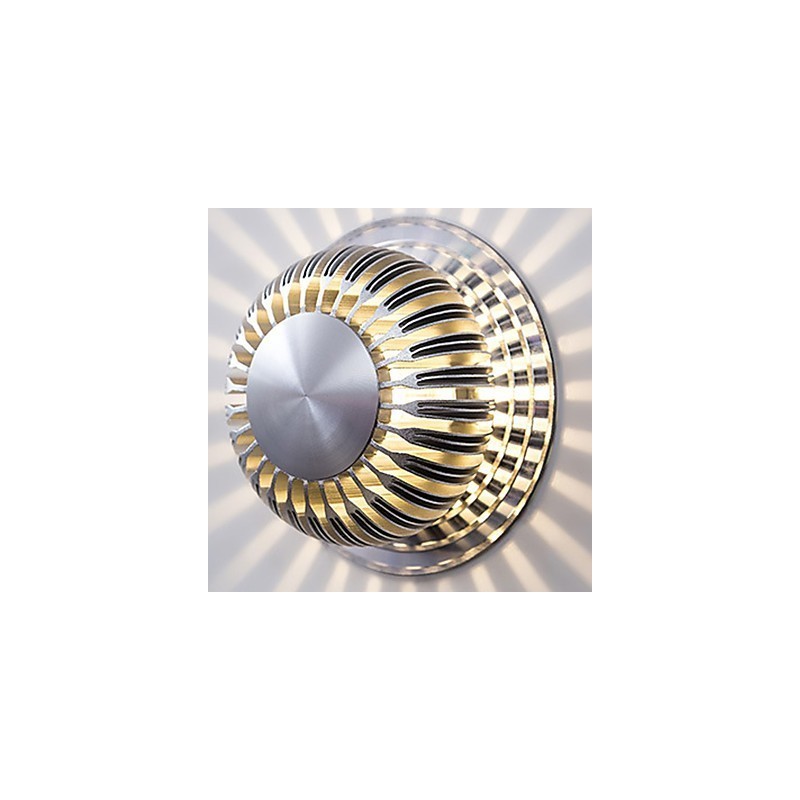 Moderní lehké hliníkové zapuštěné nástěnné svítidlo zdobí nástěnná světla