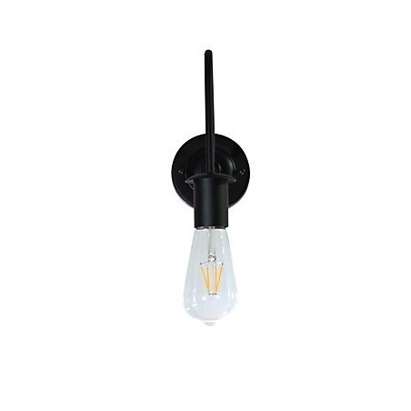 Nástěnné svítidla Nástěnné železo Nástěnná lampa Němý černý světelný meč lampa na zdi Nástěnné svítidla Nástěnné železo Nástěnná lampa Němý černý světelný meč lampa na zdi