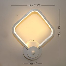 Jednoduchá moderní noční lampa nástěnná lampa kreativní osobnosti schodiště hliníková lampa