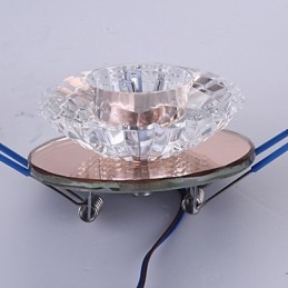 3W energeticky úsporná moderní stropní svítidlo s křišťálovou stropní žárovkou Light Down