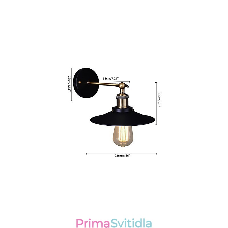 Loftové nástěnné svítidlo Vintage Light nástěnné svítidlo Lamparas Průmyslové osvětlení Svítidla pro obývací pokoj Ložnice obytná svítidla