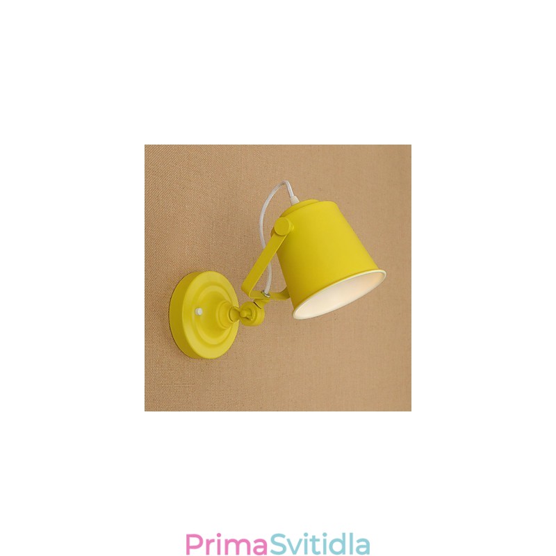 Malovaná ocelová nástěnná lampa němá černá americká káva dekorace retro nástěnná lampa světelný meč na zdi