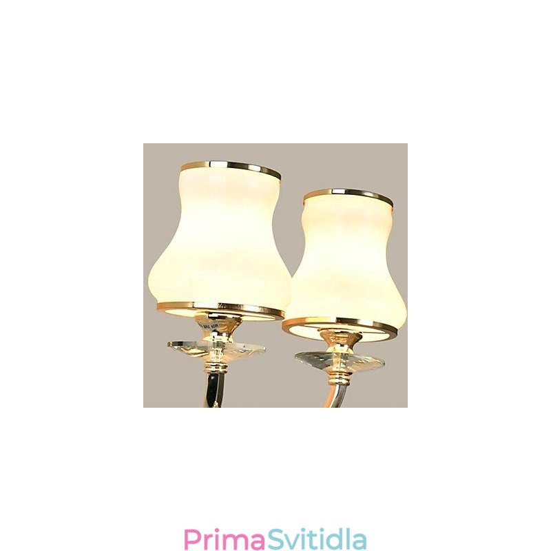 Moderní moderní galvanicky pokovená nástěnná svítidla ve stylu Crystal Mini