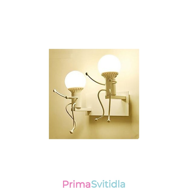 Nástěnná lampa American Country Iron Nástěnná lampa do ložnice Kreativní nástěnná lampa do teplé uličky Villain
