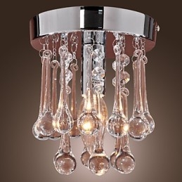 Moderní, moderní, křišťálový Mini styl Chrome zapuštěný držák