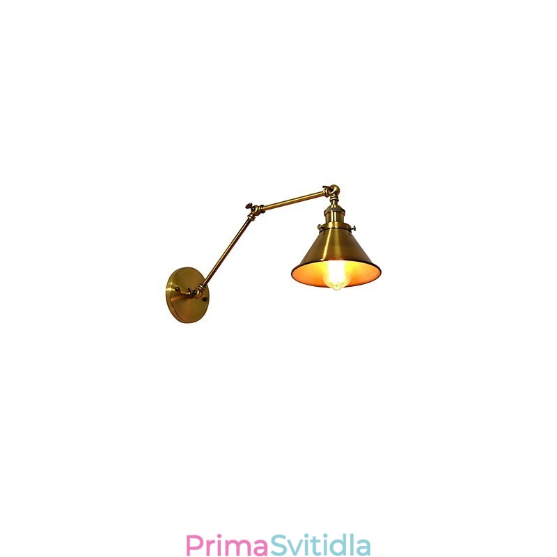 Nástěnné světlo Nástěnné svítidla Nástěnné železo Nástěnná lampa Němá černá lampa se světelným mečem na zdi