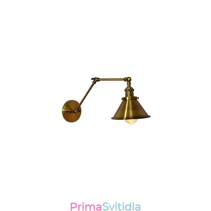 Nástěnné světlo Nástěnné svítidla Nástěnné železo Nástěnná lampa Němá černá lampa se světelným mečem na zdi