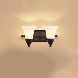 Rustic Lodge Black Oxide Finish Funkce pro ochranu očí Nástěnné svítidlo s okolním světlem