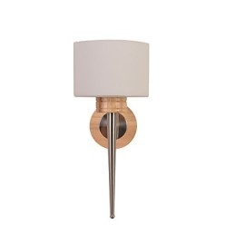 Jednoduchá nástěnná lampa Noční stolní lampa se skleněným stínidlem a masivním dřevem pro komodu do ložnice Obývací pokoj Dětský pokoj