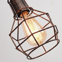 Industriální retro železná nástěnná lampa Creative Personality Lift Kladka Wall Lamp