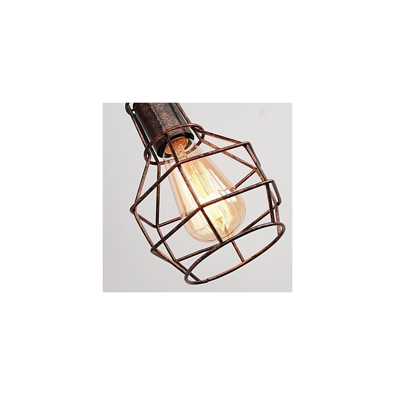 Industriální retro železná nástěnná lampa Creative Personality Lift Kladka Wall Lamp