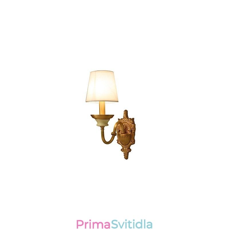 Jednoduchá venkovská tradiční klasická mosazná funkce pro nástěnné svítidlo s uplight nástěnným svítidlem v mini stylu
