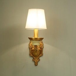 Jednoduchá venkovská tradiční klasická mosazná funkce pro nástěnné svítidlo s uplight nástěnným svítidlem v mini stylu