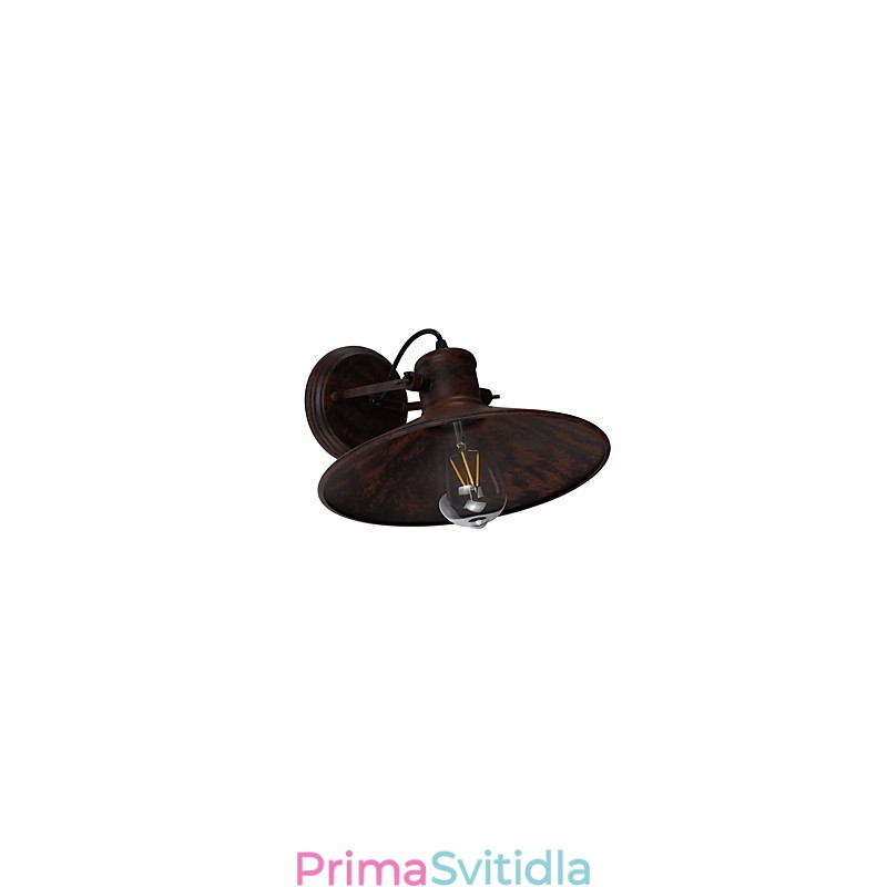Nástěnné svítidlo Nástěnné nástěnné svítidlo Nástěnná lampa Němá černá lampa se světelným mečem na zdi