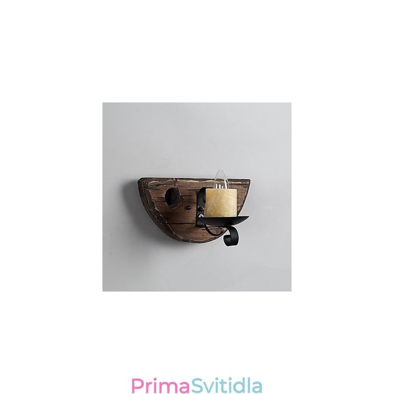 Nástěnné svítidlo v rustikálním stylu pro nástěnné svítidlo ve stylu uplight