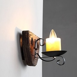 Nástěnné svítidlo v rustikálním stylu pro nástěnné svítidlo ve stylu uplight