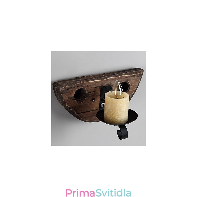 Nástěnné svítidlo v rustikálním stylu pro nástěnné svítidlo ve stylu uplight