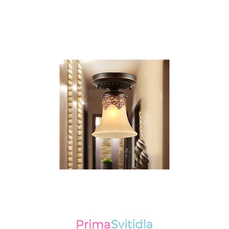 Lustrové závěsné světlo Tradiční klasické rustikální Lodge Vintage Retro Lucerna Jídelna