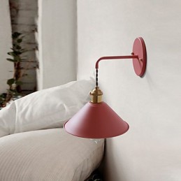 Jednoduché průmyslové žárovky nástěnné žárovky miniaturní velikosti Vintage Retro Village Kovové nástěnné svítidlo svítidlo nástěnné svítidlo do uličky