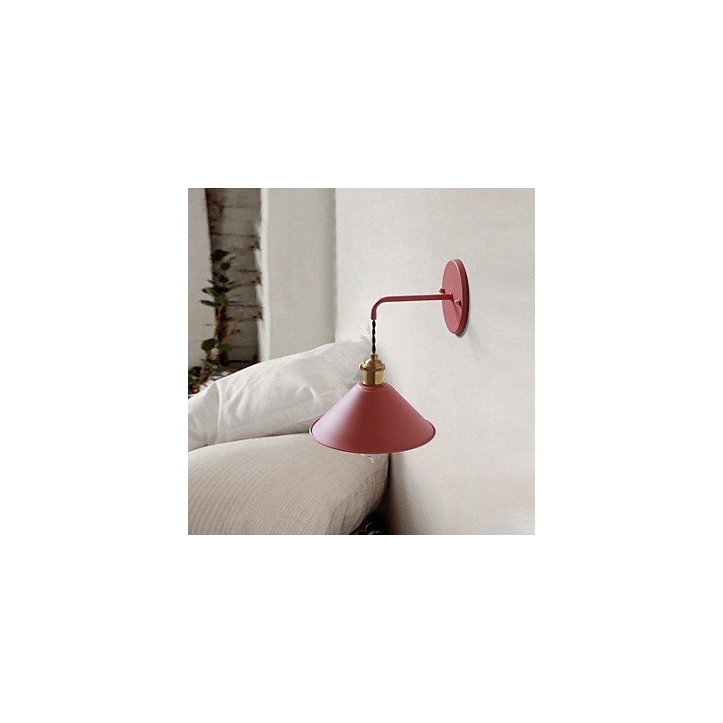 Jednoduché průmyslové žárovky nástěnné žárovky miniaturní velikosti Vintage Retro Village Kovové nástěnné svítidlo svítidlo nástěnné svítidlo do uličky