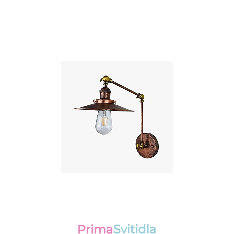 Nástěnné svítidlo Nástěnné svítidla Nástěnné železo Nástěnná lampa Retro Vintage Moderní Upscale Bar West Restaurace Kavárna