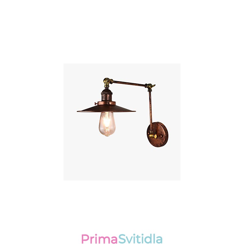 Nástěnné svítidlo Nástěnné svítidla Nástěnné železo Nástěnná lampa Retro Vintage Moderní Upscale Bar West Restaurace Kavárna