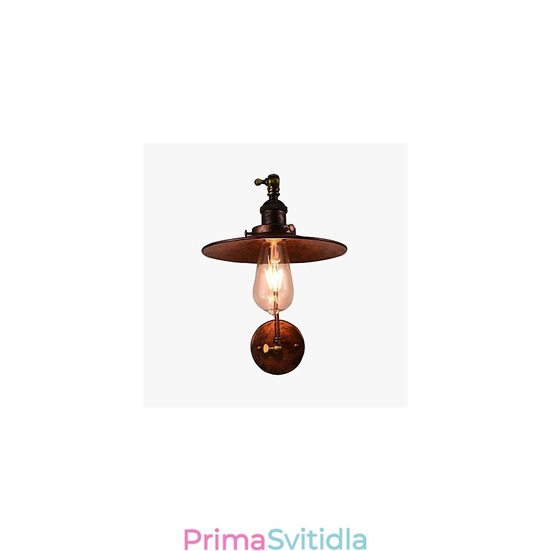 Nástěnné svítidlo Nástěnné svítidla Nástěnné železo Nástěnná lampa Retro Vintage Moderní Upscale Bar West Restaurace Kavárna