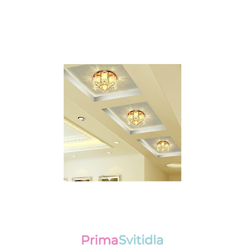 Křišťálová lampa Smd CreativeTube Spotlight Absorb Dome Light